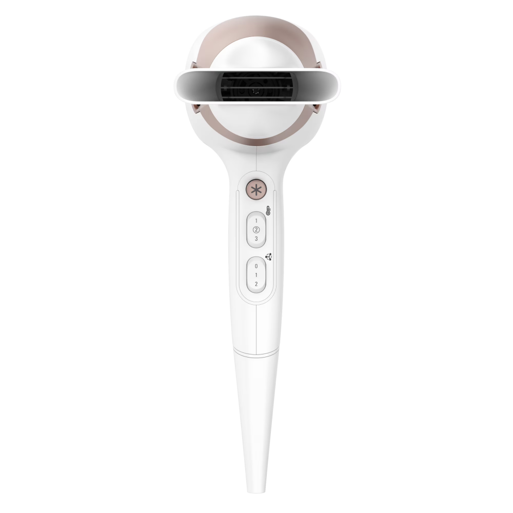 Uscator de par ROWENTA Studio Dry Glow CV5830F0, 2300W, 6 trepte viteza, tehnologie Thermo Control, alb [4]