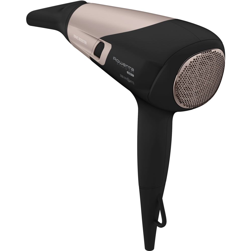 Uscator de par ROWENTA Studio Dry Glow CV5831F0, 2300W, 6 trepte de viteza si temperatura, tehnologie Thermo control, difuzor pentru volum, negru-roz [2]