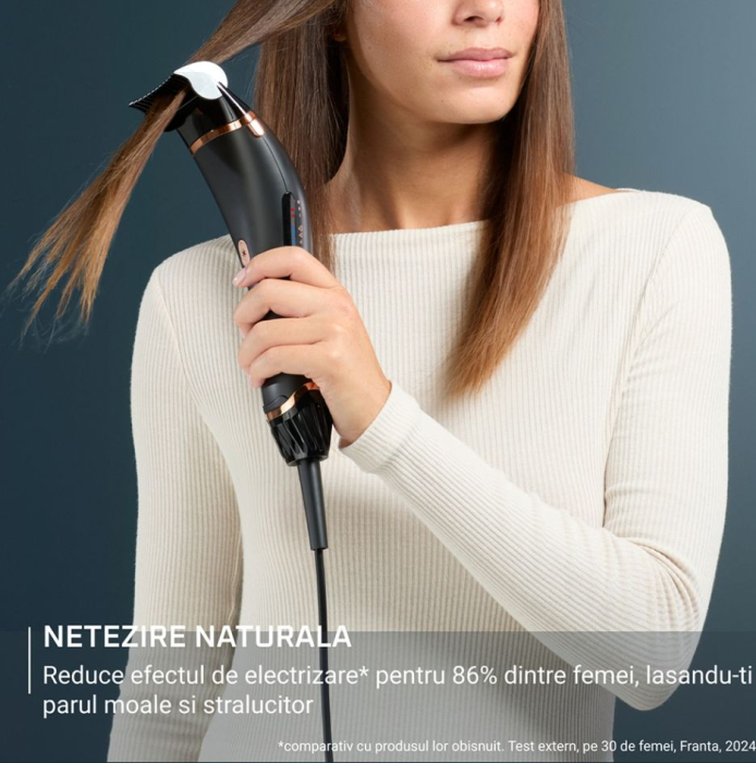 Uscator de par ROWENTA Ultimate Experience Air CF8C20E0, 1300W, 3 viteze, 3 trepte temperatura, negru [6]