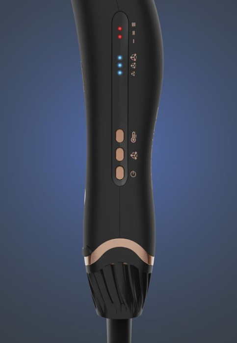 Uscator de par ROWENTA Ultimate Experience Air CF8C20E0, 1300W, 3 viteze, 3 trepte temperatura, negru [7]