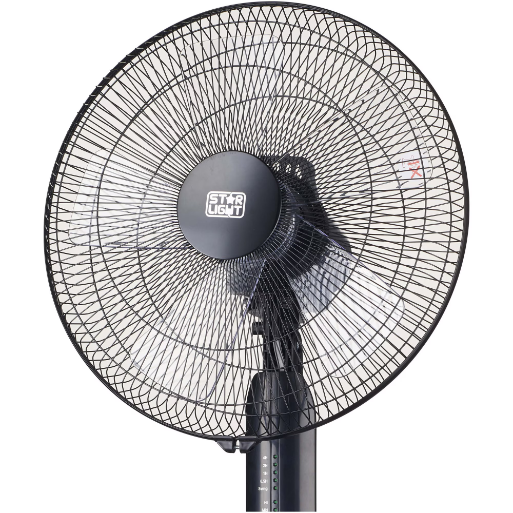 Ventilator cu picior Star-Light FTBB-60W, 60W, 40 cm diametru, Telecomanda, Timer, Negru [2]