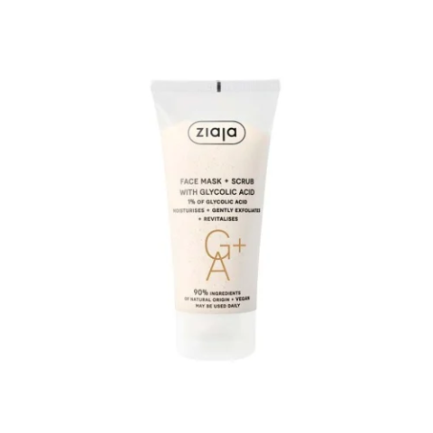 COSMETICE SI DEODORANTI - Acid Glicolic, mască și scrub facial, 55ml, Ziaja