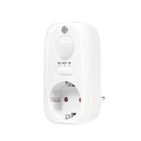 CAMERE DE SUPRAVEGHERE - Adaptor priza LogiLink PA0248, senzor de miscare PIR detector zi/noapte, 1 priza, IP20, Alb