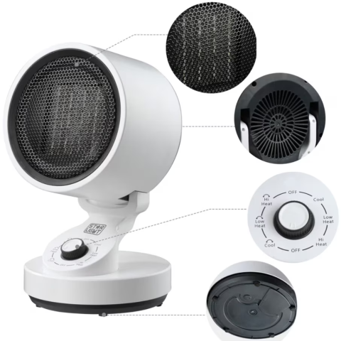 Aeroterma Star-Light PHB1500W, 1500W, Functie Oscilatie, Protectie supra-incalzire, Alb [1]