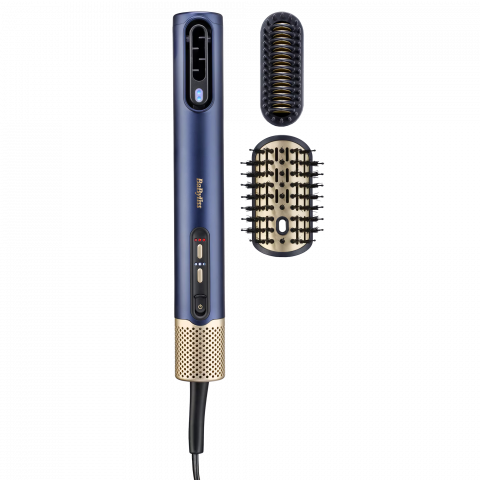 Articole Hair-Styling - Air Wand 3in1 AS6550CE BaByliss, Functie uscare, 2 Accesorii, 3 trepte de temperatura, Functie Ionica, Tehnologie Anti-Frizz ,Albastru