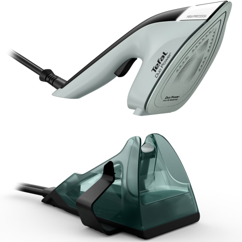 FIARE SI STATII DE CALCAT - Aparat de calcat vertical cu abur 2 in 1 Tefal Duo Power JF4031E0, 1700W, jet abur 180 g/min, abur variabil 0 - 25 g/min, rezervor apa 400 ml, talpa ceramica, oprire automata, incalzire rapida in 30s,