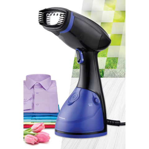 Aparat de calcat vertical Heinner HGS-1600BK, 1630 W, rezervor detasabil 250ml, Negru [1]