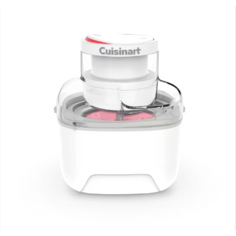 FIARE SI STATII DE CALCAT - Aparat de făcut înghețată Cuisinart ICEM10E, Alb, 8W, 475 ml, Fără PFAS