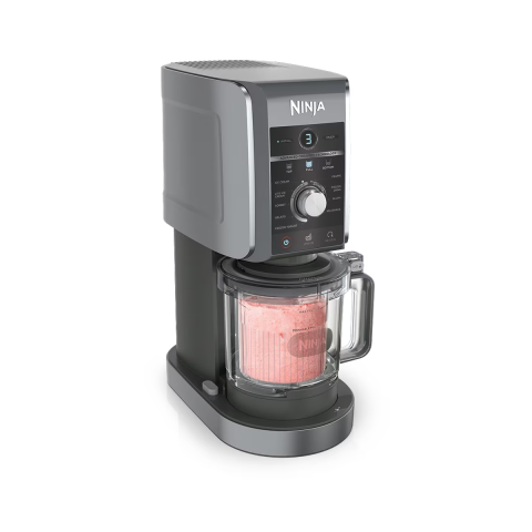 Aparat de inghetata Ninja CREAMi Deluxe NC501, 800W, 10 programe, capacitate 3x709ml, negru/argintiu [3]
