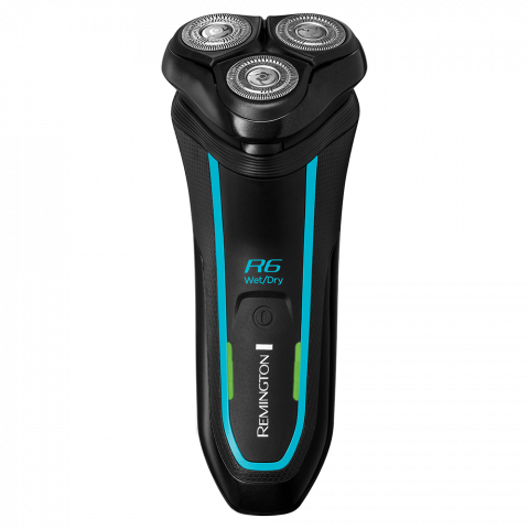 Aparat de ras electric, Remington, R6000 R6 StyleSer Aqua, timp de functionare 60 min, timp de incarcare 90 min, Negru/Albastru [2]