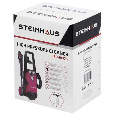 Aparat de spalat cu presiune Steinhaus PRO-HPC15, 1500 W,120 Bar, 300l/h [3]