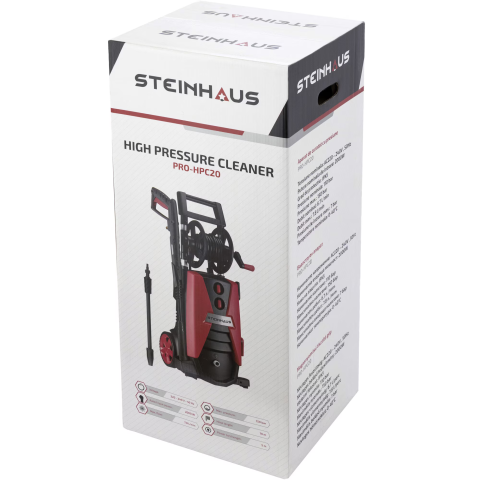 Aparat de spalat cu presiune Steinhaus PRO-HPC20, 2000 W, 150bar, 402l/h, furtun 10m [4]