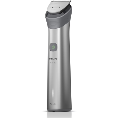 Aparat de tuns barba & parul de pe cap si corp 10in1 PHILIPS All-in-One MG5931/15, autonomie 120 min, 13 setari de lungime: 0,5-16 mm, trimmer atasabil pentru nas si urechi, piepteni pt fata, cap, cor [1]