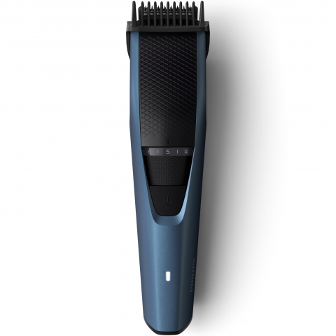 Aparat de tuns barba PHILIPS BT3238/15, Lame din otel inoxidabil cu ascutire automata, 0.5-10mm, utilizare fara fir, 90 min, aparat de tuns pentru detalii, Negru [1]