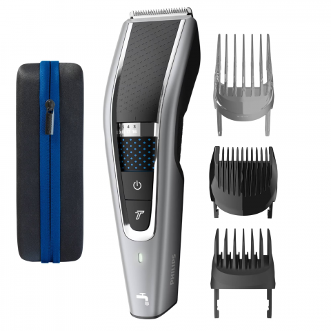 Aparate de Tuns si Ras - Aparat de tuns barba, PHILIPS HC5650/15, 3 pieptene, Gri