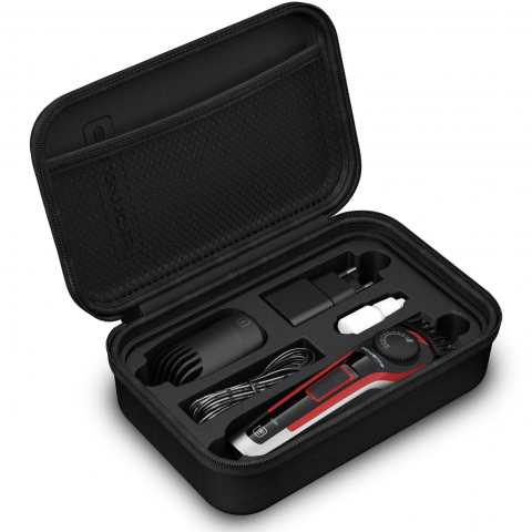 Aparat de tuns barba Rowenta Formula 1® TN384MF0, 39 lungimi de taiere, lame inox, rosu [3]
