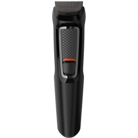 Aparat de tuns barba si parul 7 in 1 PHILIPS Multigroom MG3720/15, Lame cu ascutire, acumulator, 2 piepteni aspect nebarbierit, 2 piepteni barba, 1 pieptene par, Negru [2]