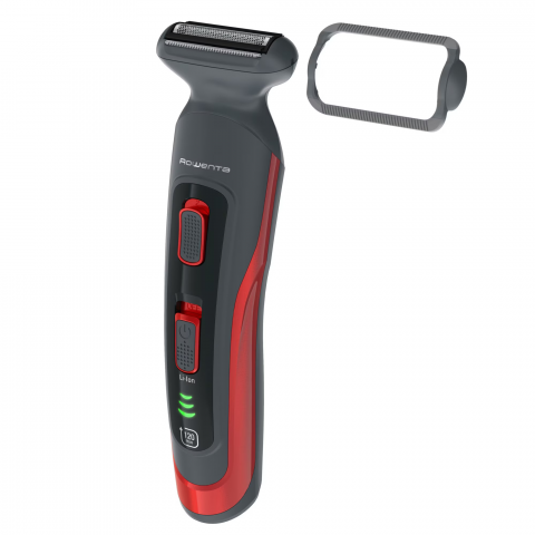 Aparat de tuns multifunctional ROWENTA Selectium TN9400F4, autonomie 120min, indicator led baterie, wet&dry, 3 piepteni, accesoriu de ras, gri/portocaliu [1]