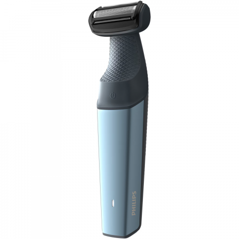 Aparat de tuns/ras corporal PHILIPS seria 3000 BG3027/05, folie protectie piele, autonomie 60 min/ timp incarcare 1 ora, functie incarcare rapida 5 minute, 2 x pieptene bidirectional (3 si 5 mm), alba [2]