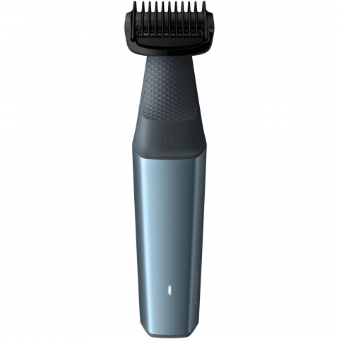 Aparat de tuns/ras corporal PHILIPS seria 3000 BG3027/05, folie protectie piele, autonomie 60 min/ timp incarcare 1 ora, functie incarcare rapida 5 minute, 2 x pieptene bidirectional (3 si 5 mm), alba [1]