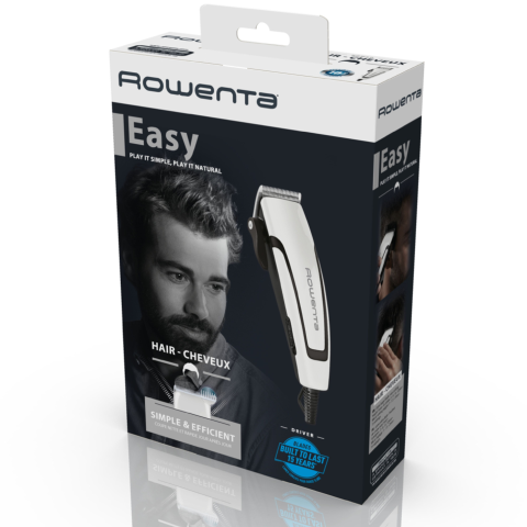 Aparat de tuns Rowenta Driver TN1601F1, 4 piepteni 3-6-9-12 mm, 3 micro-setari de precizie, negru & alb [2]