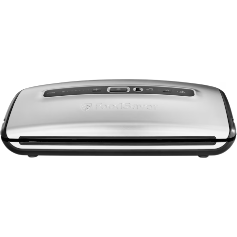 Aparat de vidat FoodSaver FFS016X-01, 1 viteza, 28 cm, Vidare umeda/uscata, Cutter integrat, Argintiu [1]