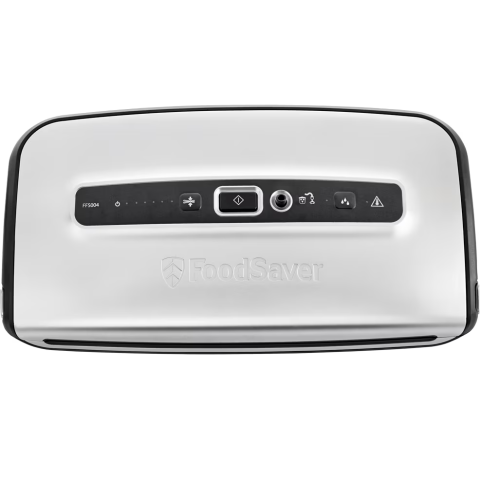 MASINI DE TOCAT SI APARATE DE VIDAT - Aparat de vidat FoodSaver FFS016X-01, 1 viteza, 28 cm, Vidare umeda/uscata, Cutter integrat, Argintiu