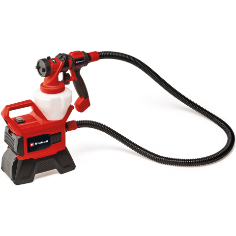 RESIGILATE - Aparat de vopsit pe acumulator Einhell Expert TE-SY 18/90 Li-Solo Power X-Change 18 V, debit 1000 ml/min, recipient 1200 ml, raport aer/ vopsea reglabil, inclus accesorii, livrat fara acumulator si in