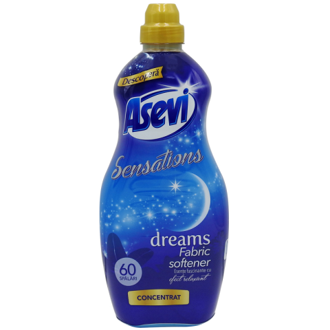 Detergent si Balsam rufe - ASEVI BALSAM RUFE CONCENTRAT DREAMS SENSATIONS 1.44L,60 SPALARI