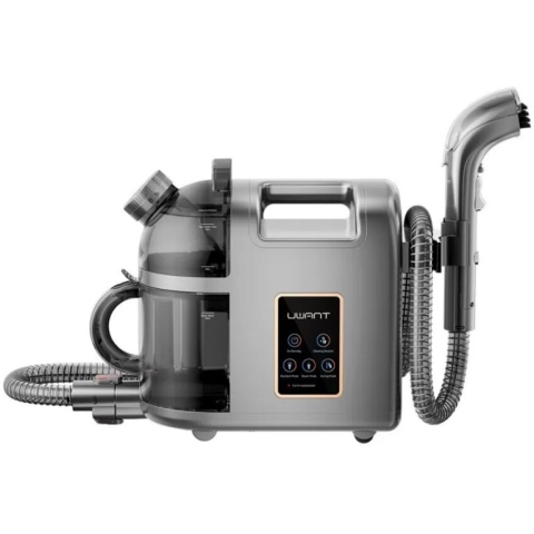 ARTICOLE DIVERSE - Aspirator cu abur si spalare Uwant B200-Gray, multifunctional, multisuprafete, 11 Kpa, capacitate 2 x 1,5l, rezervor detergent 0,2l, putere abur 1900 W, gri