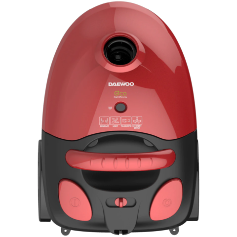 ELECTROCASNICE - RESIGILATE - Aspirator cu sac Daewoo RC-230R-3, 700 W, capacitate sac de hartie 2 l, cotrol putere variabil, tub telescopic, furtun rotativ 360 grade, perie standard + accesorii pentru tapiterie si locuri inguste,