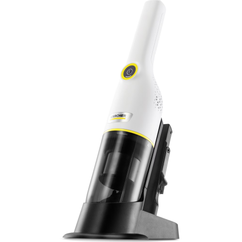ELECTROCASNICE - RESIGILATE - Aspirator de mana Karcher CVH 3 Plus, 70 W, recipient 150 ml, 7.2 V, filtru HEPA, duza de curatare 2 in 1, statie de incarcare, 2 trepte de putere, 1.198-350.0, Alb/Negru