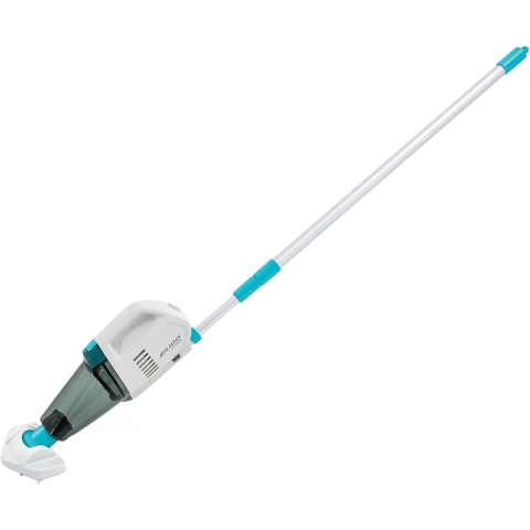 ELECTROCASNICE - RESIGILATE - Aspirator de mana pentru piscine ZR100 Intex 28626, reincarcabil, autonomie 50 minute, capacitate 45 L/min, cu brat telecopic max 239 cm