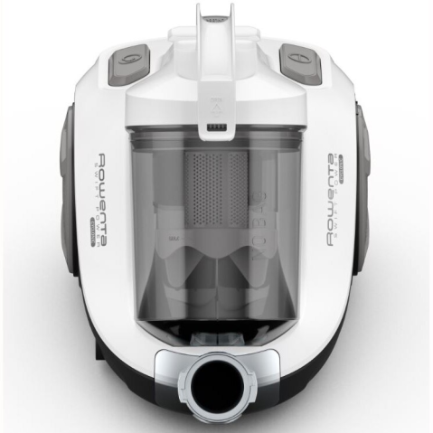 Aspirator fara sac Rowenta Swift Power Cyclonic RO2957EA, 750W, tehnologie ciclonica, 7.6m, motor Effitech, Animal Care, Alb/Negru [1]