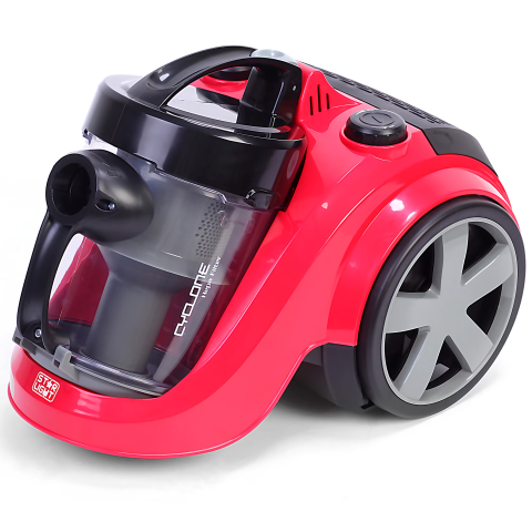 Aspirator fara sac Star-Light ACTY-718R, 700 W, 1.8 l, tub telescopic, variator de putere, filtru HEPA, rosu/negru [1]