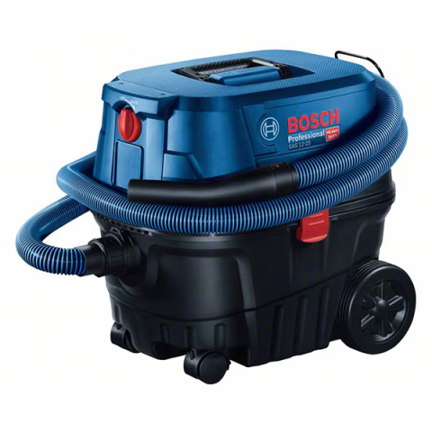 Aspirator industrial Bosch Professional GAS 12-25 PL, 1200 W, 21 l, 37.7 l/s debit aer, 20 mPa, 88 db, accesorii incluse [1]