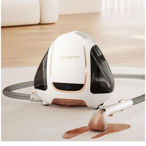 Aspirator multifunctional Uwant B100-S-WH, 12.000 Pa, 220 V, 65 dB, aspirare si spalare, autocuratare, elimina acarienii si bacteriile, capacitate colectare 1.6 l, alb [1]