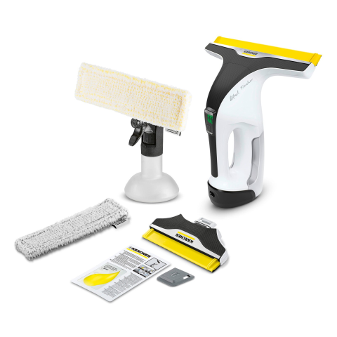 ARTICOLE DIVERSE - Aspirator pentru geamuri Karcher WV 7 Signature Line, autonomie 100 min, randament max. 300 m², rezervor 150 ml, recipient pulverizator cu laveta, detergent 20 ml, duza lata, duza ingusta, razuitor mu