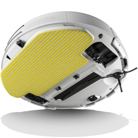 Aspirator robot cu functie de mop Karcher RCV 3, 33 W, navigatie LiDar, 3200 mAh, autonomie 120 min, 2500 Pa, senzor de cadere, recipient murdarie 500 ml, recipient apa 170 ml, 1.269-620.0, Alb [3]