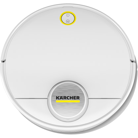 Aspirator robot cu functie de mop Karcher RCV 3, 33 W, navigatie LiDar, 3200 mAh, autonomie 120 min, 2500 Pa, senzor de cadere, recipient murdarie 500 ml, recipient apa 170 ml, 1.269-620.0, Alb [2]