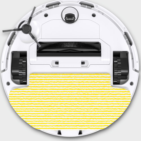 Aspirator robot cu functie de mop Karcher RCV 3, 33 W, navigatie LiDar, 3200 mAh, autonomie 120 min, 2500 Pa, senzor de cadere, recipient murdarie 500 ml, recipient apa 170 ml, 1.269-620.0, Alb [4]