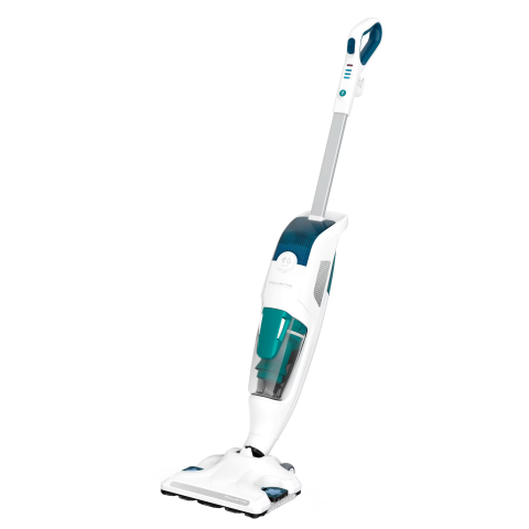 ELECTROCASNICE - RESIGILATE - Aspirator vertical cu abur Rowenta Clean & Steam Revolution Green RY7777WH, 1500W, cablu 7.5m, accesoriu covoare, filtru anticalcar, 20 pastile cu uleiuri esentiale, Alb/Verde