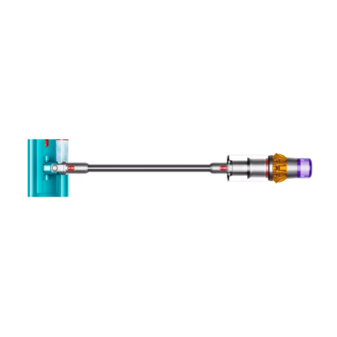 Aspirator vertical cu spalare Dyson V15s Detect Submarine 448798-01, 660 W, 0.76 l, 240 AW, autonomie 60 minute, galben/nichel [5]