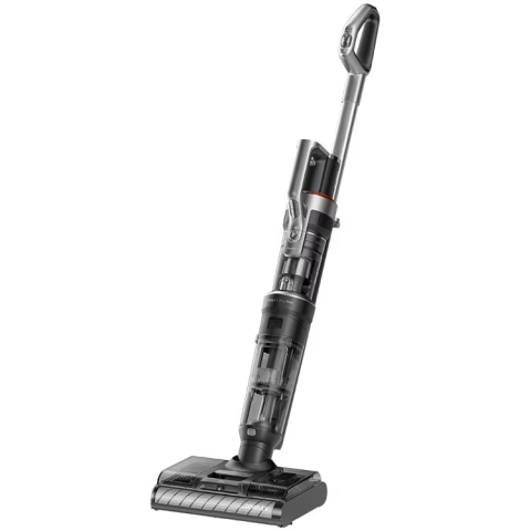 ELECTROCASNICE - RESIGILATE - Aspirator vertical fara fir cu spalare Jimmy HW11 Pro Max Cordless 4 in 1 Vacuum&Washer, putere 500W, autonomie 80 min, putere de aspirare de 125W, filtrare 99.9%, ecran LED, autocuratare, negru