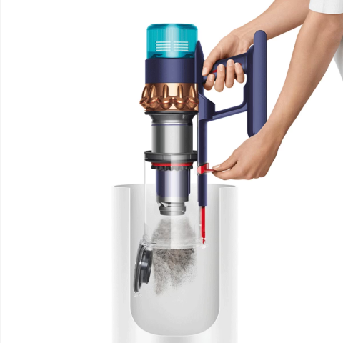 Aspirator vertical fara fir Dyson Gen5 Detect Absolute 447002-01, autonomie 70 de minute, putere aspirare 280 AW, 752 W, 0.77 L, Albastru de Prusia/Cupru intens [3]