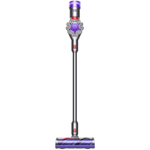 ELECTROCASNICE - RESIGILATE - Aspirator vertical fara fir Dyson V8 2023 446969-01, 425 W, 21.6 V, capacitate colectare 0.54 l, autonomie 40 minute, gri