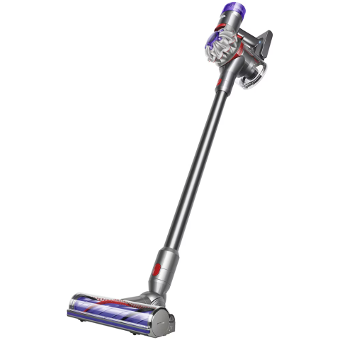 Aspirator vertical fara fir Dyson V8 2023 446969-01, 425 W, 21.6 V, capacitate colectare 0.54 l, autonomie 40 minute, gri [1]