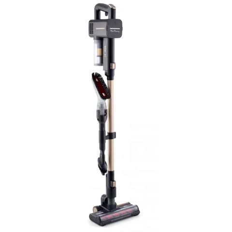 ELECTROCASNICE - RESIGILATE - Aspirator vertical Heinner HSVC-V29.6SBK, Autonomie: ECO 35 min, Max 12 min, Lithium 29.6V, 350W, putere de aspirare: 23000 Pa, Capacitate recipient: 350ml, nivel de zgomot ECO 70dB, MAX 80dB, Negru