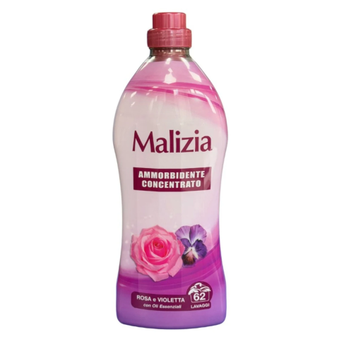 Detergent si Balsam rufe - Balsam de rufe concentrat Malizia, parfum trandafir + violete, 1.25 L