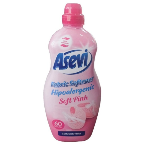 CURATENIE SI INGRIJIRE - Balsam de Rufe Hipoalergenic Asevi Soft Pink, 60 spalari, 1.5 l